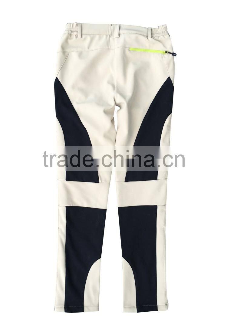 Fashion casual spandex 3 layers softshell pants trousers for men
