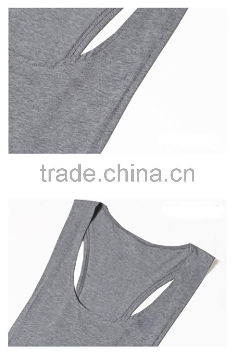 Customized blank gym cotton singlets for men T13355
