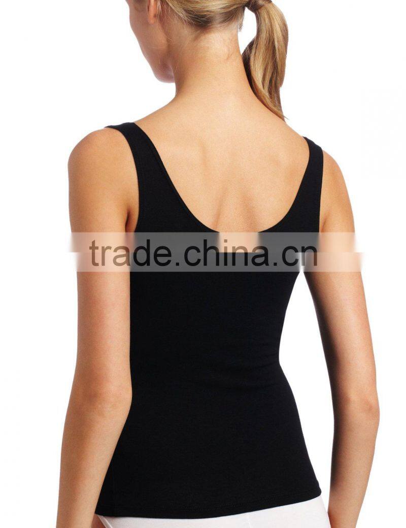 women's low back tank top
