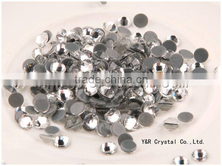 Best quality crystal AB hot fix rhinestones
