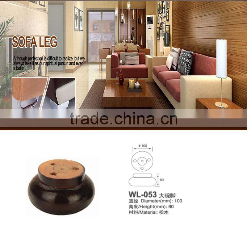 Wooden sofa leg