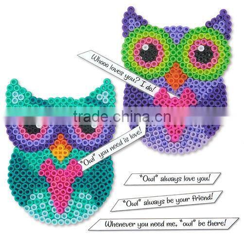 2017 Wholesale Personalized Cheap Diy 2.6 mm perler mini fuse Beads For Educational Hama Perler Beads