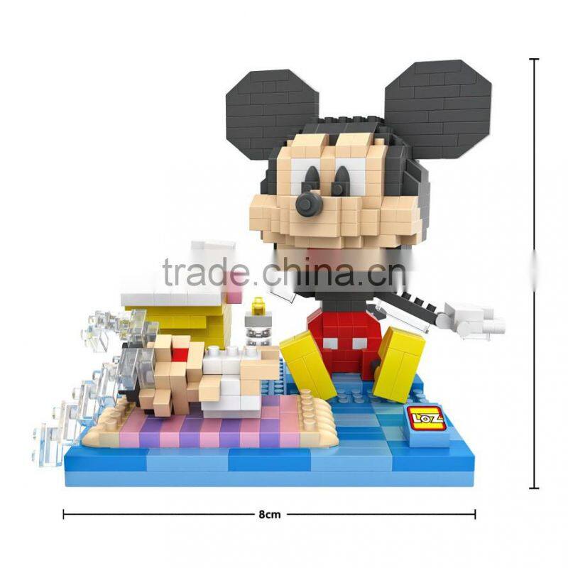 Plastic Intellectual Toys Building Cartoon Blocks for Kids