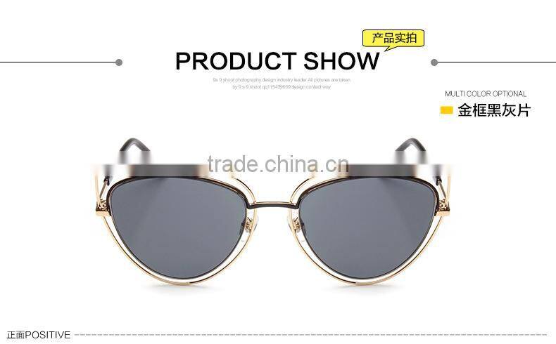 Fashion Metal UV proof eagle eye steampunk sunglass