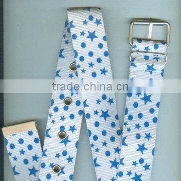 belt straps with eyelets
