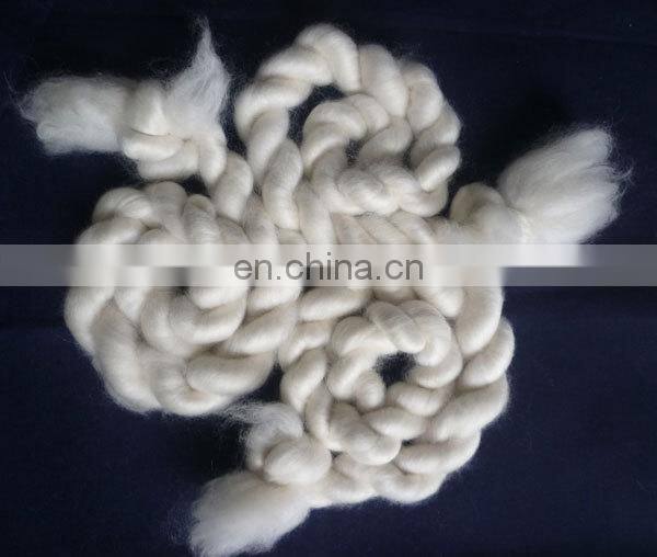 44 mm 100% cashmere tops fiber