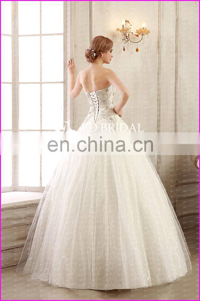 CE194 Luxury A-Line Crystal Beading Lace Real Sample Pictures Of Sexy Wedding Night Dresses Gown