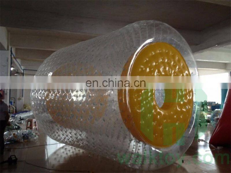 Cheap inflatable water roller inflatable roller wheel for adults