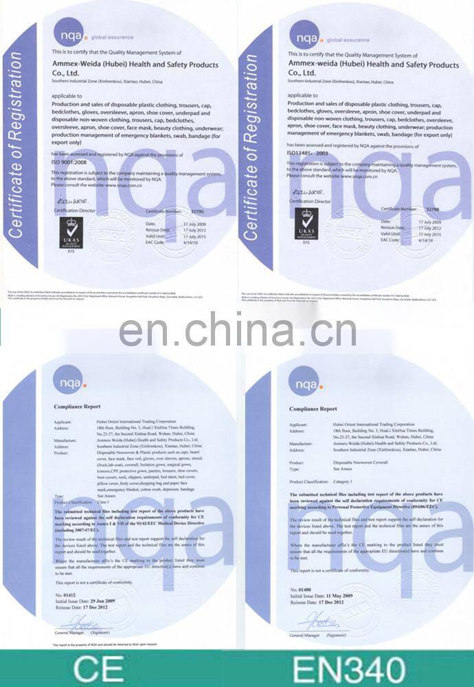 Hotel PE Transparent Shower Cap free size for single use