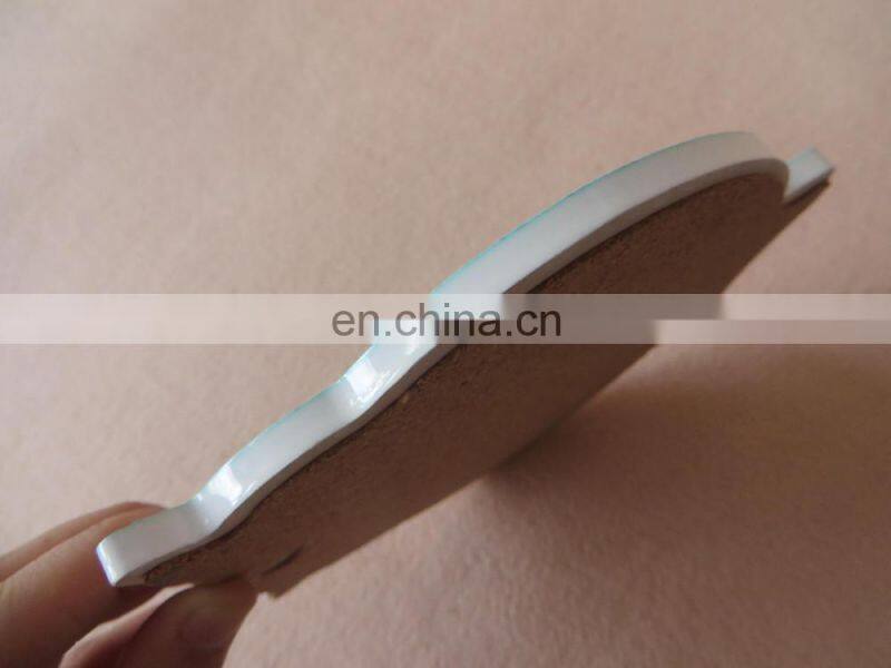 Unique design heatproof ceramic plate mat with cork backing