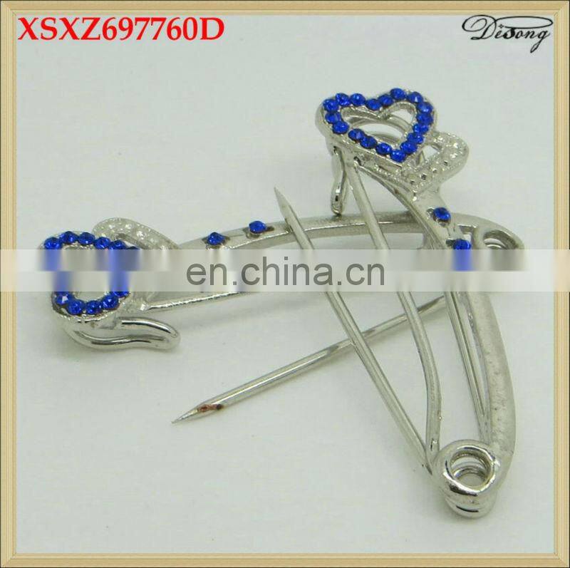XSXZ697760 safety pins stainless steel brooch