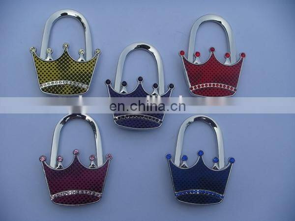 Promotional bag accessory with handbag shape foldable bag hanger
