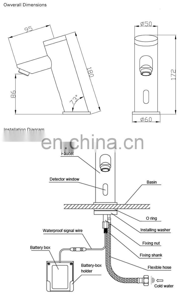 Infrared Automatic Motion Sensor Basin Faucet