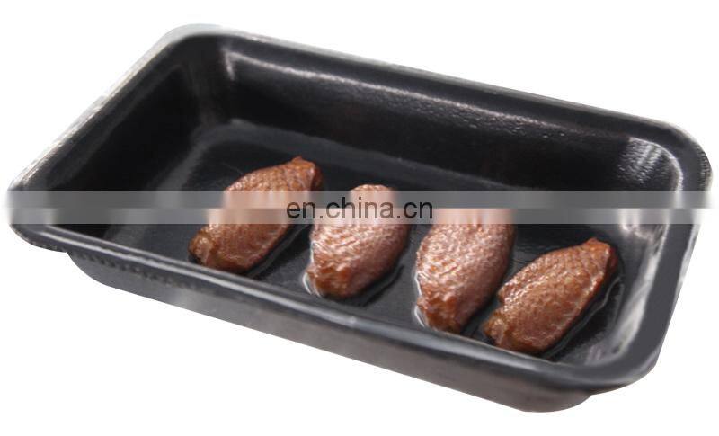 HVT-450A/2 Hualian vacuum tray sealer MAP Automatic Tray Vacuum Gas-flushing Packaging Machine