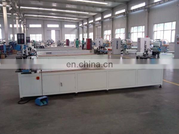 Aluminum window door automatic double head crimping machine