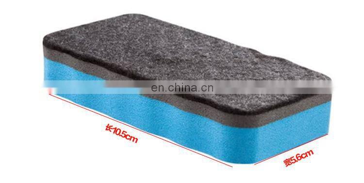 custom logo EVA felt magnetic whiteboard and blackboard eraser
