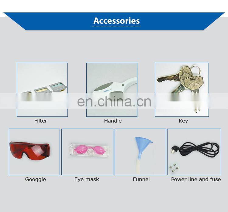 Professional IPL Hair Removal Laser SHR IPL Permanent Hair Removal Machine