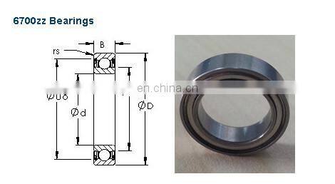 693 Open Bearing 3x8x4 Miniature Ball Bearing 693
