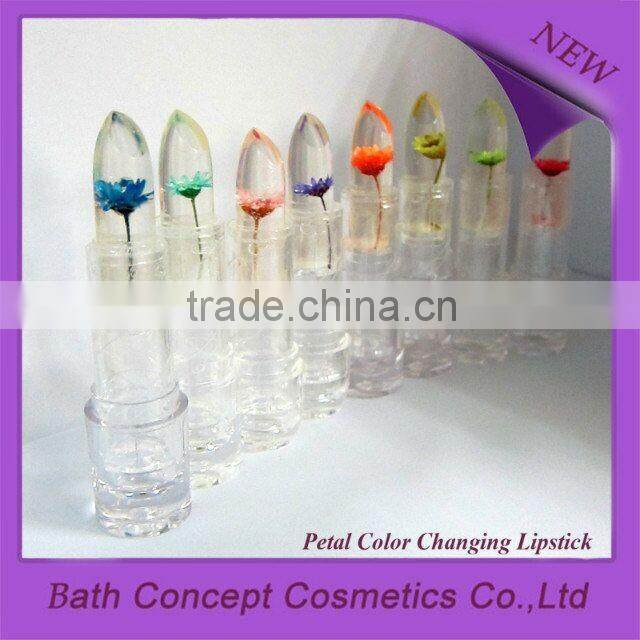 low price transparent petal lipstick for wholesale