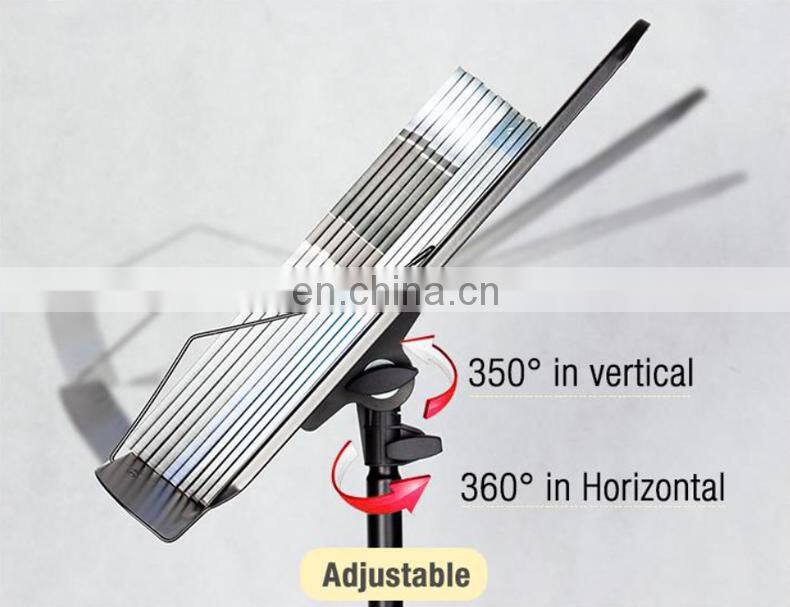 Height adjustable metal foldable note keyboard sheet music stand