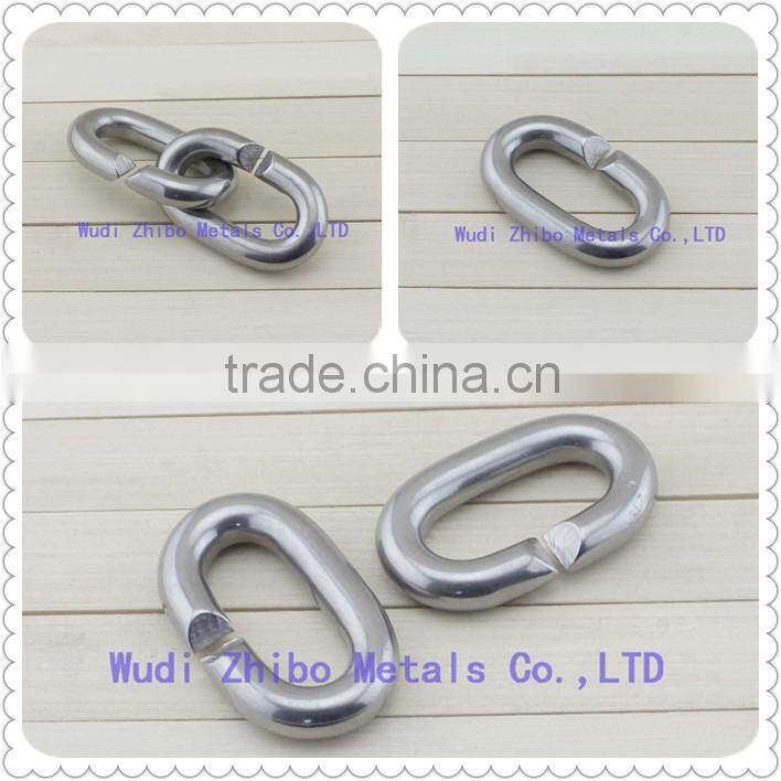Metal material Rigging Hardware C shaped connecting ring for anchor chain