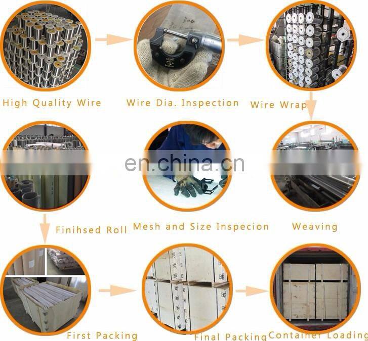 Square hole mesh stainless steel screen