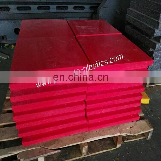 red color flame-retardant UHMWPE sheet, red color boron UHMWPE sheet, UV resistant UHMWPE sheet