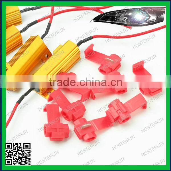 50W 6 ohm LED Load Resistor For Car TURN SIGNAL Light / FOG Light / RUNNING Light H1 H3 H4