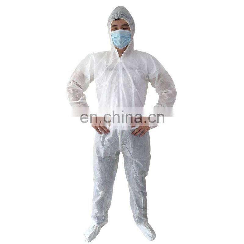 Warehouse/ Factory Disposable Coveralls Non Woven Working Safety Coverall