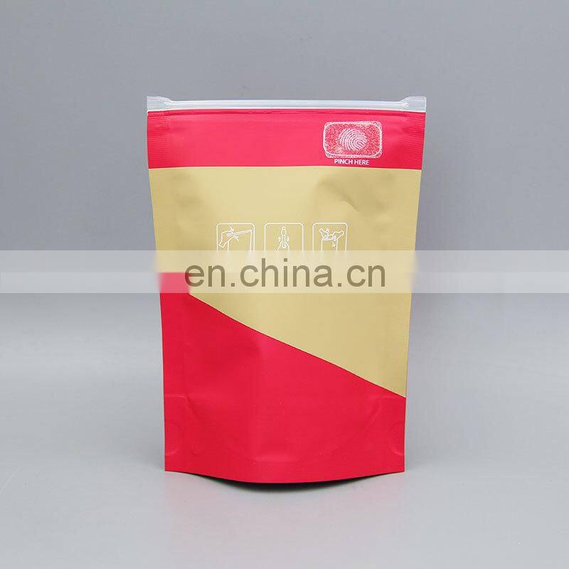 customized printed smell proof pouch child proof exit bags with window