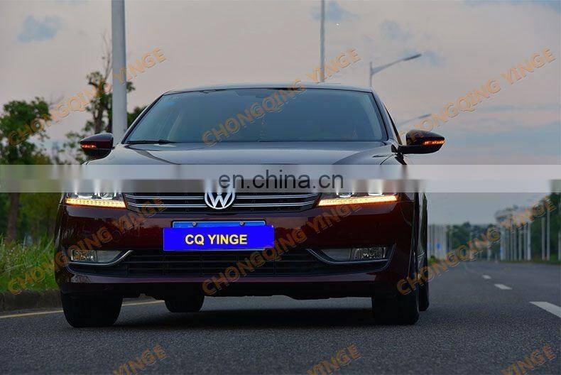 LED DRL Hid Xenon Headlamp For VOLKSWAGEN Passat V6 B7 2011-2015 year