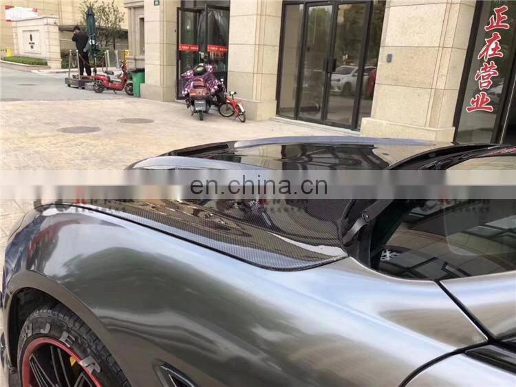 Carbon fiber hood bonnet for Maserati Quattroporte glass and carbon fiber material bonnet for Maserati Quattroporte tuning parts