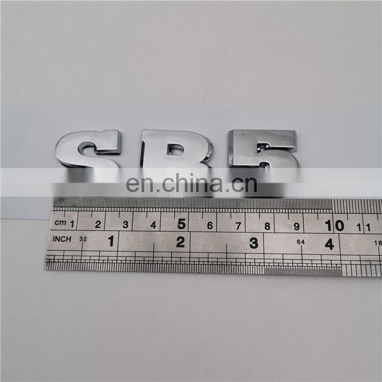 Plastic Custom 4WD SR5 Chrome Letter Car Decoration Emblem Badge Sticker