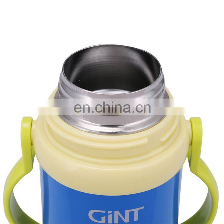 Factory directly sale Kids 400ml stainless steel kids portable Vacuum flask Insulated Water Bottle with straw