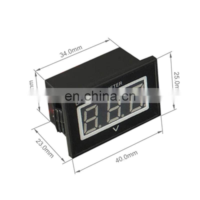 V40D Waterproof Battery Meter DC15-120V Auto Car Gauge Digital Voltmeter LED Red Blue Voltage meter , Battery Tester meter