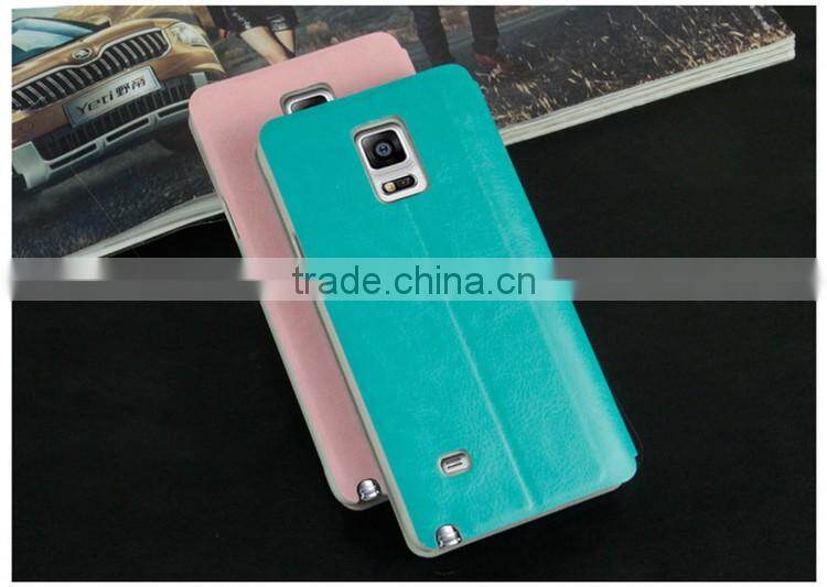 MOFi Case Cover for Samsung Galaxy Note 4 N910G, Flip Leather Cover for Galaxy Note 4 Case