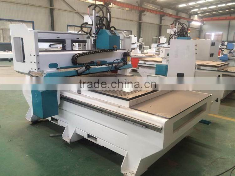cylinder drive z axis double head cnc router with atc multi- spindles cnc router 1325 with two spindles
