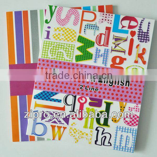 cute colored paper notebook production line