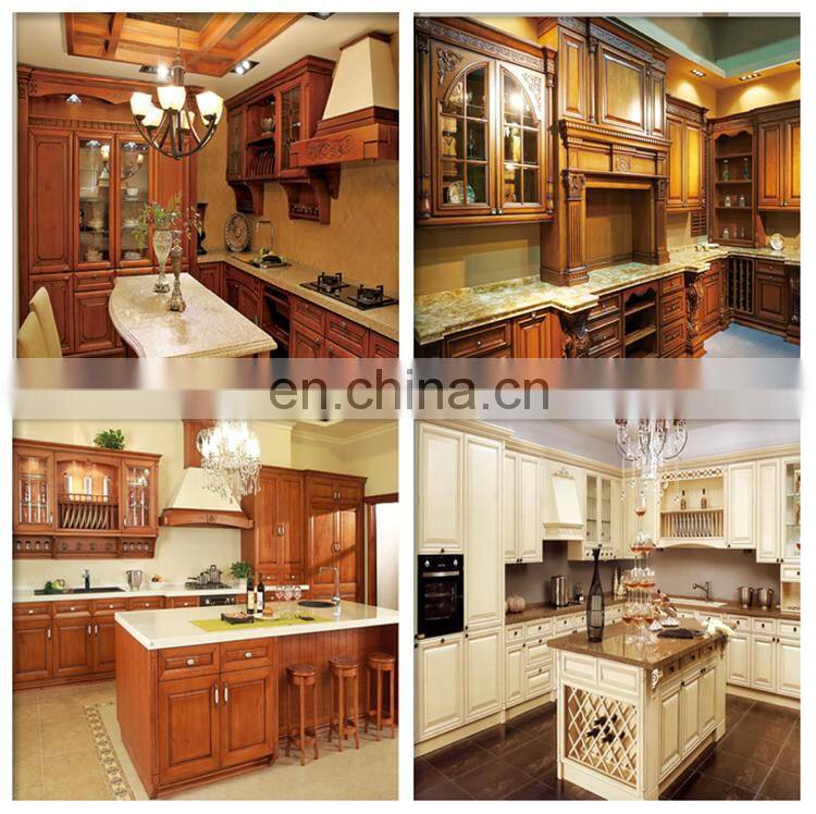 American Standard Household Design Classic Brown Wooden Kitchen Cabinet