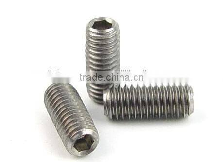 carbon steel hex socket set screw galvanized