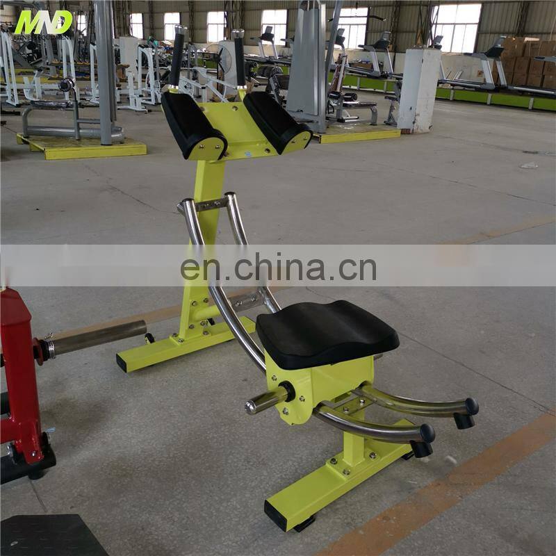 Abs Coaster Swing Commercial Gym Machine Club Stainless Steel Plate Loaded Abdominal Crunch Machine