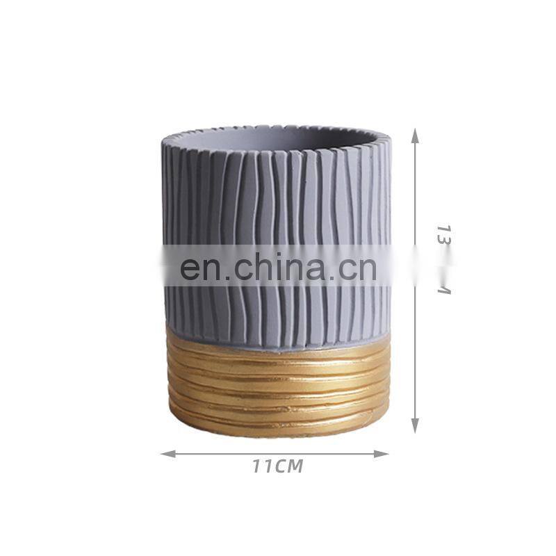 Wholesale Pottery Planter Light Bowl Mould In Cemento Style Latge Silicone Mold For Concrete Flower Pot