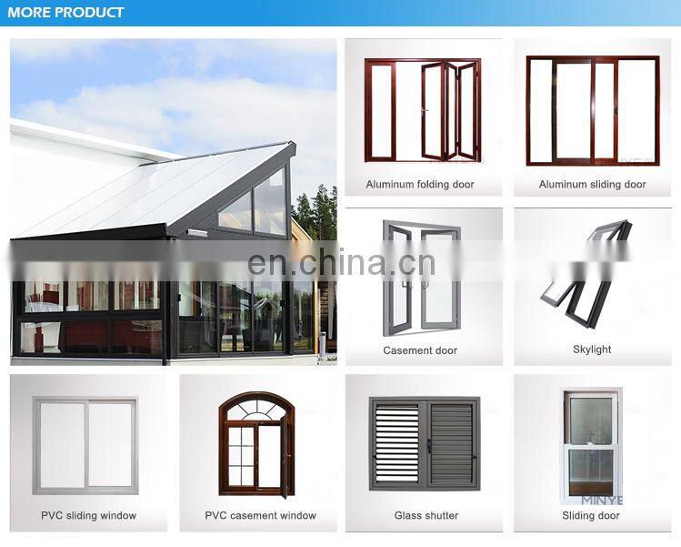 Aluminium sliding shop front door used aluminum commercial door