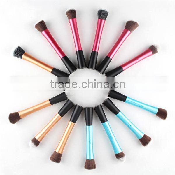 Sample free long aluminum tube small pretty waist series makeup brush