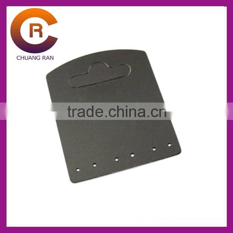 Custom plastic logo printed hair bow headband hair clip display cards