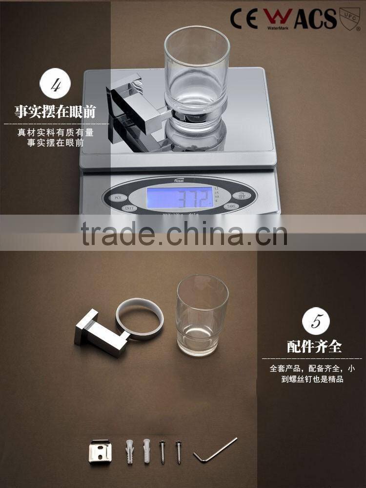 Brass Bathroom Accessories Tumbler & Holder