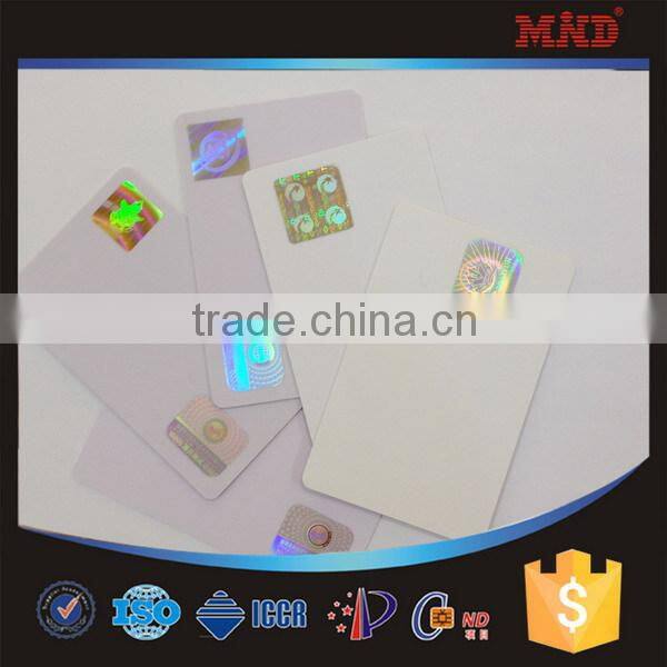 MDH21 Custom id card hologram overlay/holographic overlay for pvc cards