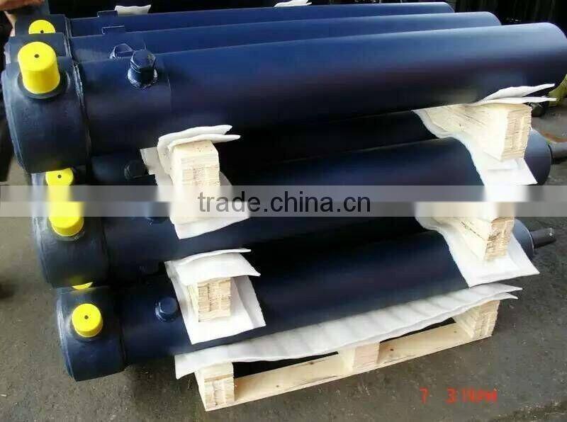 Hyva type long stroke 4TG-E90-820 telescopic hydraulic cylinder for dump truck
