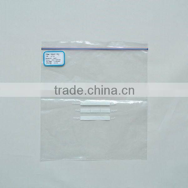 PE plastic zipper bag with printing