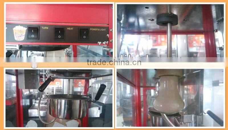 High efficient commercial kettle popcorn machine for sale